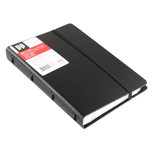 Deli 5778 Business Card Book Easy To Classify Easy To Install Loose Leaf Business Card Holder Book Books Names Name Card Book