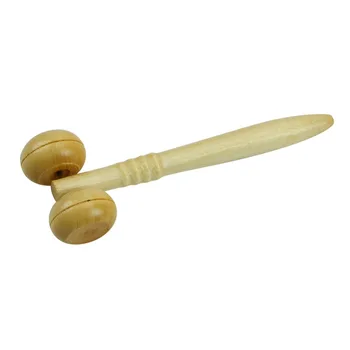 

Wooden Ball Roller Health Massager Reflexology Hand Face Body Therapy Relax Tool