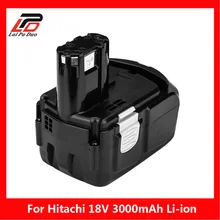 Для экскаватора Hitachi 18V 3000 мА/ч, литий-ионный аккумулятор замена Батарея: BCL1830 EBM1830 C18DL C18DLP4 C18DLX C18DMR C6DC C6DD