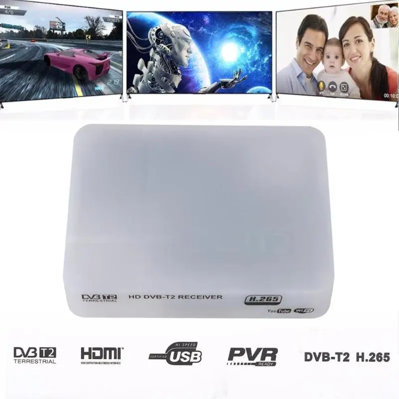 K2 ТВ HD наземный приставка цифровой наземный приемник MPEG4 H.264/H.265 DVB-T2 поддержка DVB-T-T2 протокол 130*102*25 мм