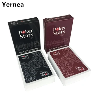 

10Sets/Lot Poker Cards Baccarat Texas Hold'em Plastic Playing Cards Waterproof Frosting Poker Card Pokerstar Board Game Yernea