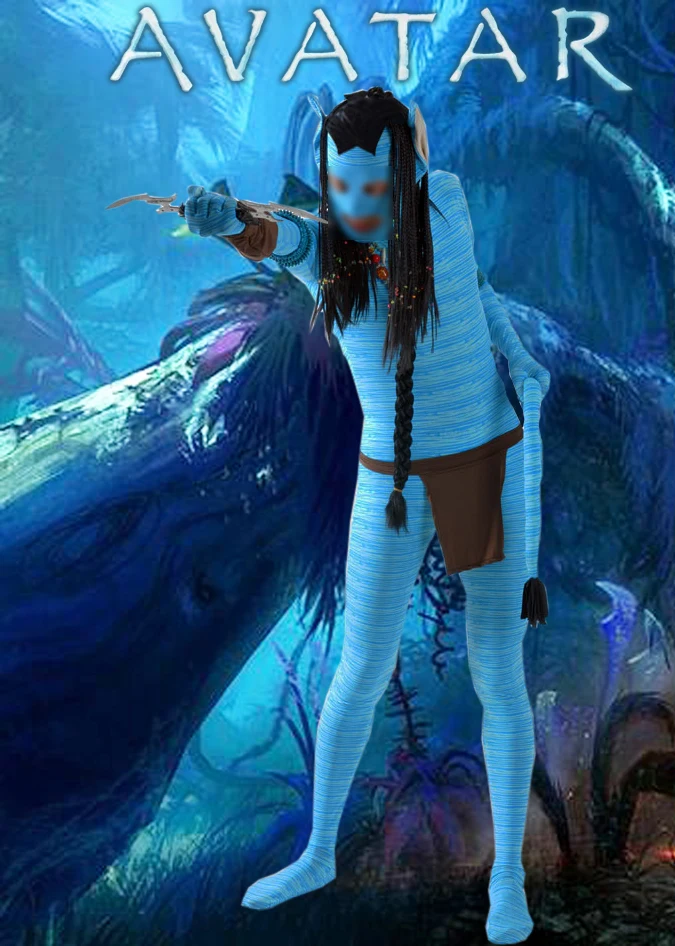 Avatar Jake Sully Pandora Na'Vi Body Suit Cosplay Costume|costume thre...
