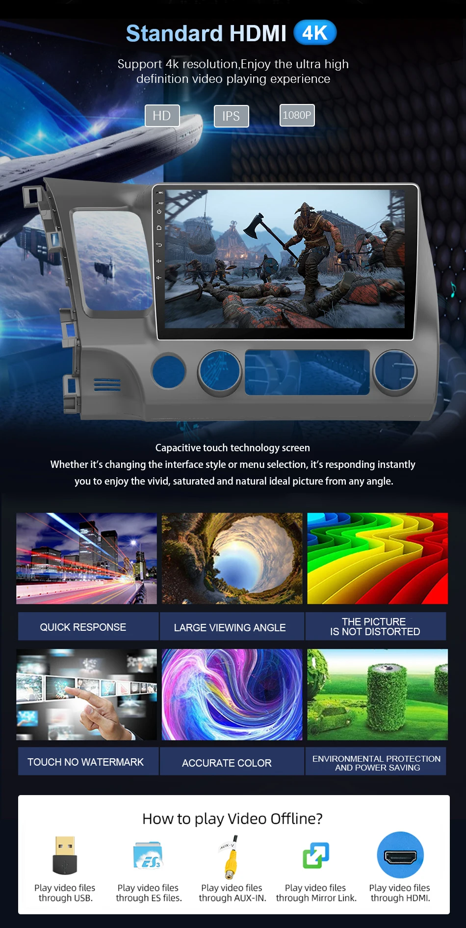 Clearance Eunavi 4G+32G Android 9.0 4G Car Radio Multimedia Video Player Navigation GPS For Honda Civic 2006-2011 2 din dvd raido PX6 7