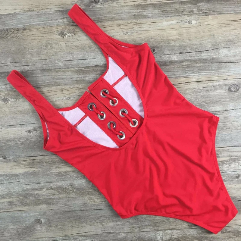 2016-NEW-White-Black-Red-bandage-one-piece-swimsuit-strappy-one-piece-swimwear-sexy-bathing-suit (2)