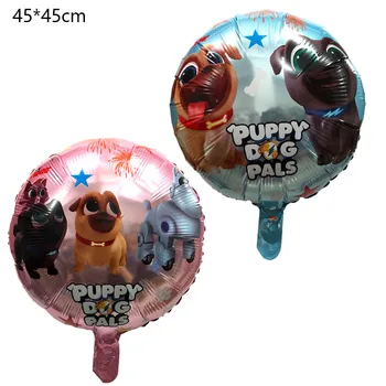 

20pcs Puppy Dogs Pals Foil Balloons Inflatable brothers Bingo and Rolly Globos Birthday Party Decorations Toys Kid Dog Balloons