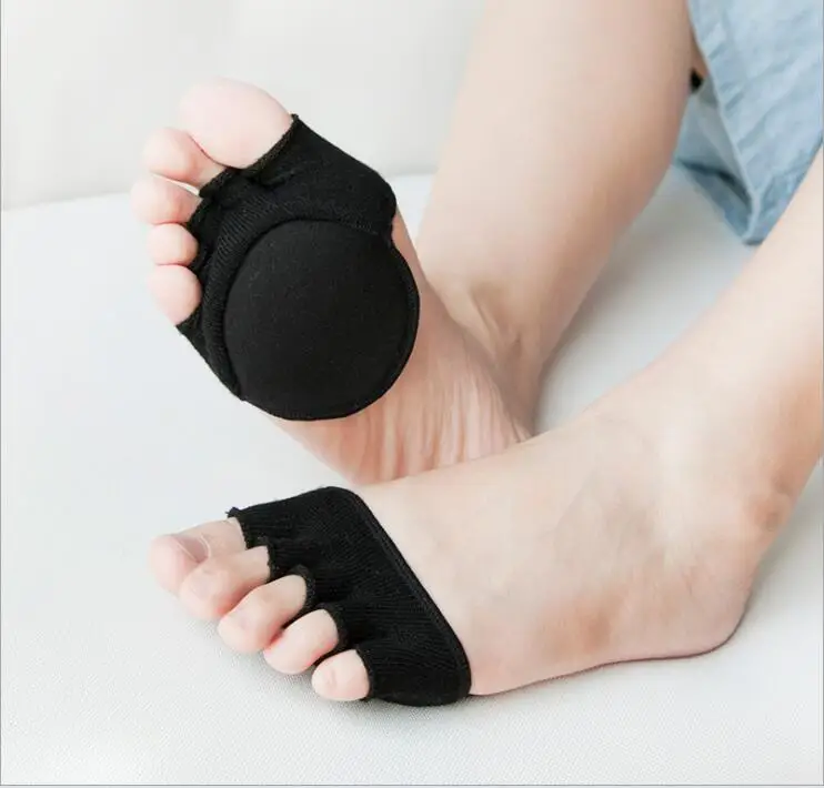 Модные женские носки Injinji полупальмовые с открытым носком и пятью пальцами