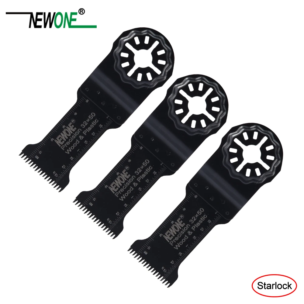

NEWONE 32mm lengthen precision Starlock Saw Blades for Starlock System Oscillating Multi-Tools Electric Trimmer cutting wood