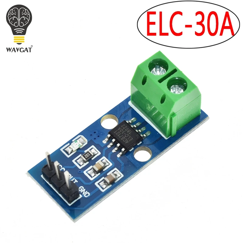 Модуль датчика тока Холла WAVGAT горячая Распродажа ACS712 5A 20A 30A модуль для Arduino 20A|hot