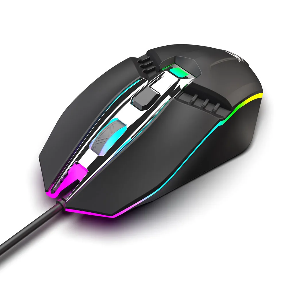 VOBERRY V2 3200DPI светодиодный 6 кнопок USB кабель игровой автомат сенсорная мышь