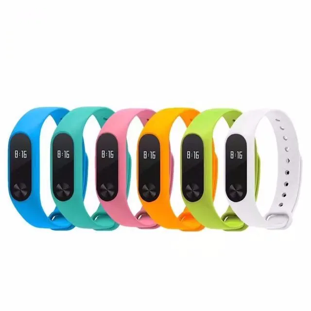

YIFALIAN For Xiaomi Mi Band 2 Bracelet Strap Miband 2 Colorful Strap Wristband Replacement Band For Mi Band 2 Silicone