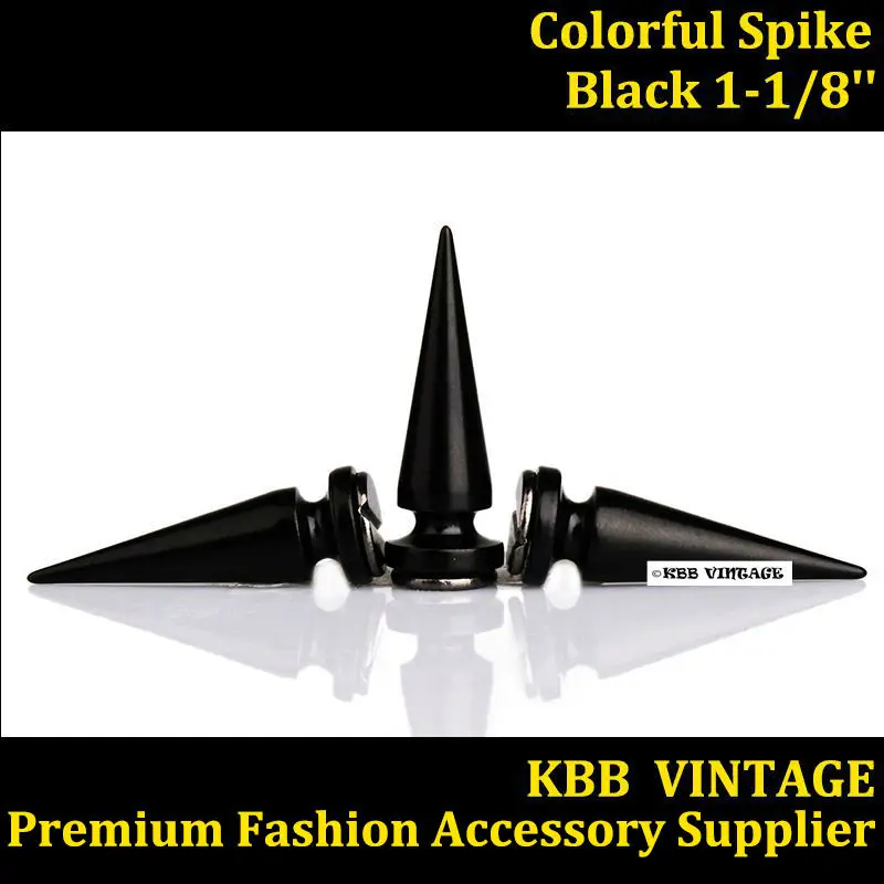 

10pc 29mm Tree Spikes Studs DIY Black Metal Leathercraft Rivets Screwback Spots ,Free-Shipping !