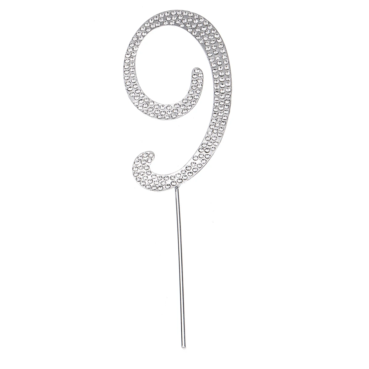 9 Rhinestone Cake Topper Cake Top Flag Decoration for Baby Shower Birthday Party Wedding Supplies - Цвет: 9