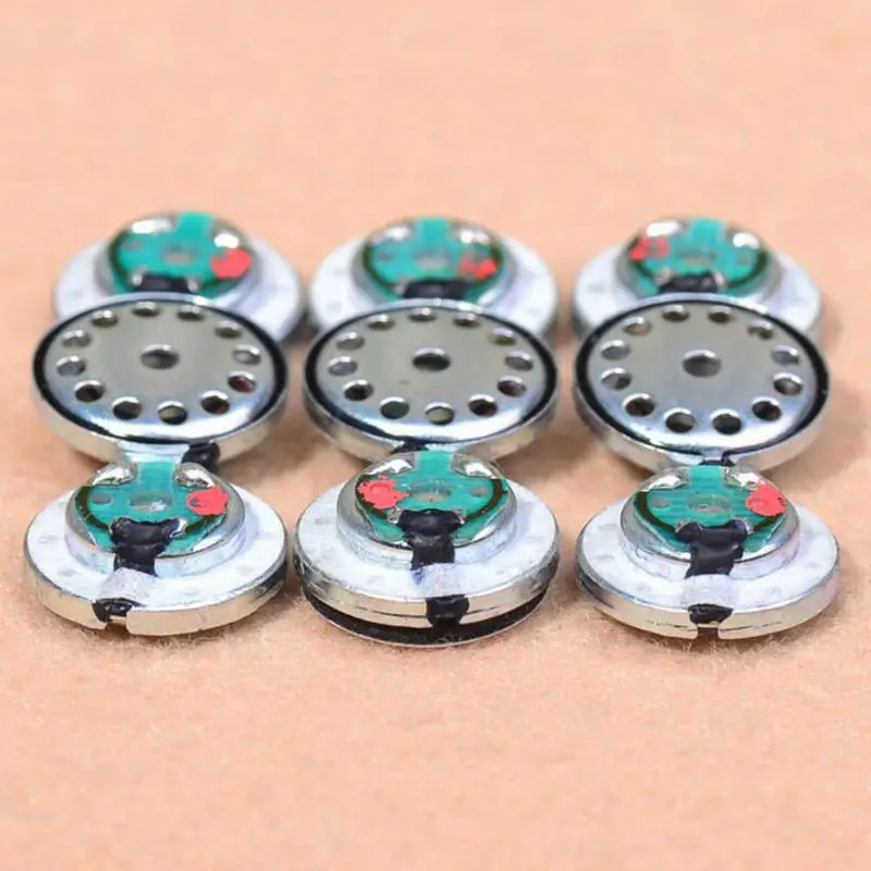 100Pcs 13.5MM Earphone Speaker Unit DIY Headphone Unit DIY Repair For