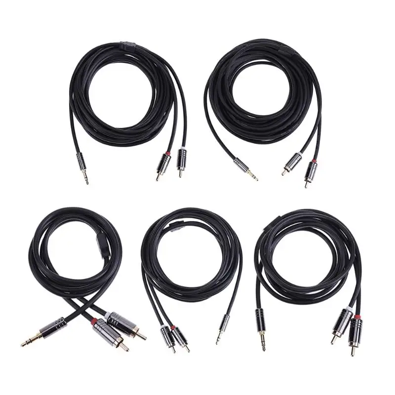 RCA Jack Cable 3.5mm Jack to 2 RCA Audio Cable 1m 1.5 m 3m 5m 8m 2RCA Cable For Home Theater DVD rca to 3.5mm Aux Cable RCA Jack Cable 3.5mm Jack to 2 RCA Audio Cable 1m 1.5 m 3m 5m 8m 2RCA Cable For Home Theater DVD rca to 3.5mm Aux Cable