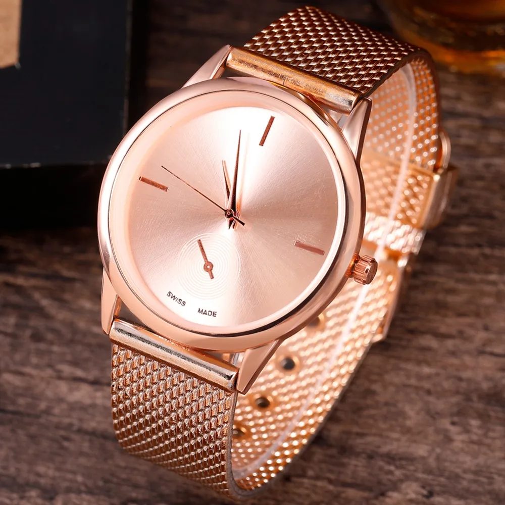 2018-Female-Watch-Metal-Mesh-Band-Stainless-Steel-Analog-Quartz-Business-Wristwatch-Minimalist-Style-Rose-Gold