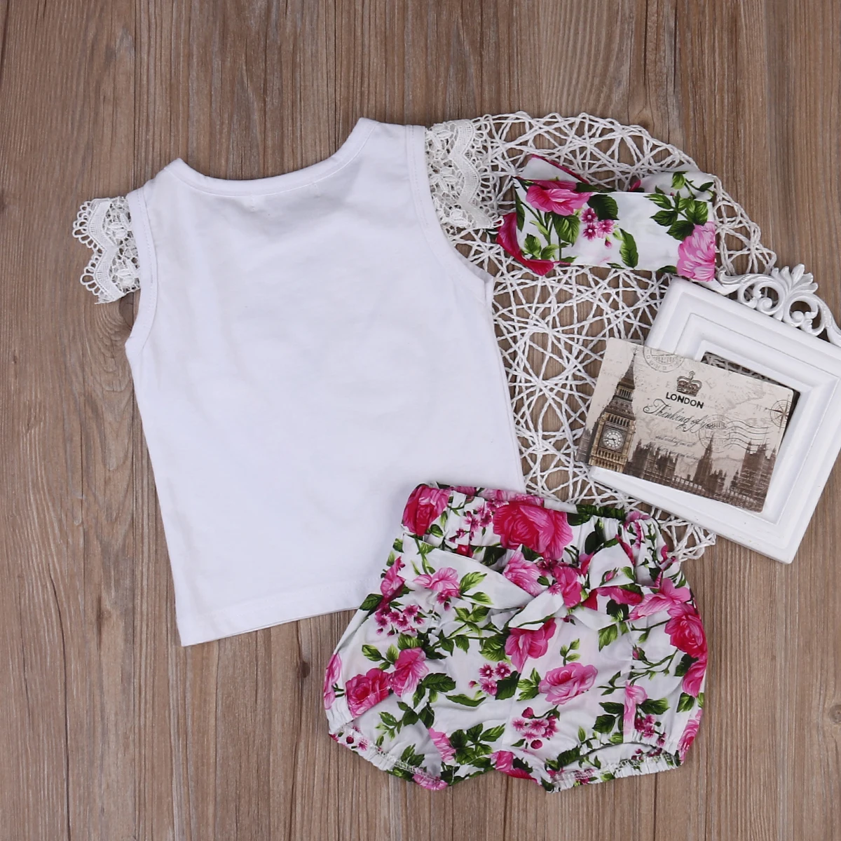 Комплект одежды для маленьких девочек лидер продаж 2017 года комплект из 3