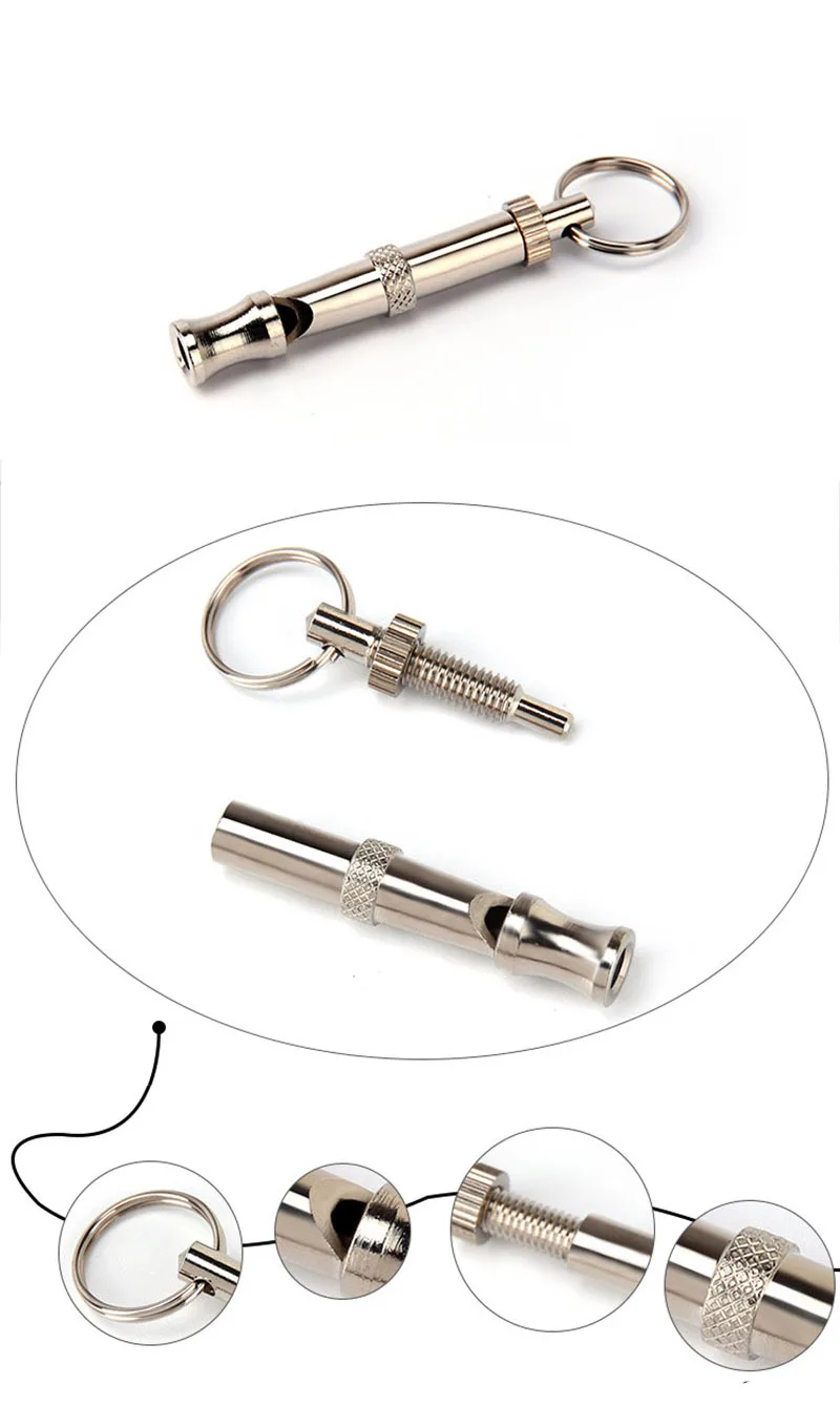Petcircle-Pet-Toys-DogTraining-Whistle-Ultrasonic-Flute-Silver-Stainless-Steel-Whistle-Sound-Toy-Keychain-Dog-Accessories-PT0059 (10)