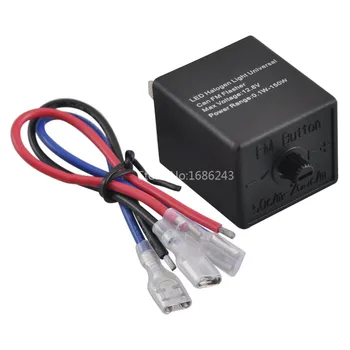 

Motorcycle 3 Pin Adjustable Electronic LED Flasher Relay for Car Turn Signal Blinker Light Flasher Speed Can be Adjustable New