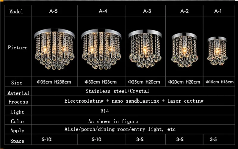 Led de Cristal Sala Estar Lâmpada Moderna Simples Varanda Entrada 12 High Quality Luzes e Iluminação