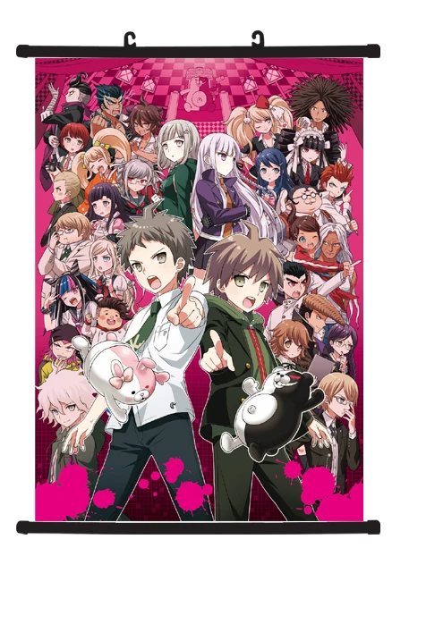 Danganronpa Dangan Ronpa настенный плакат прокрутка домашний декор аниме 40x60 см