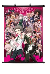 Danganronpa Dangan Ronpa плакат прокрутки домашний декор аниме 40x60 см