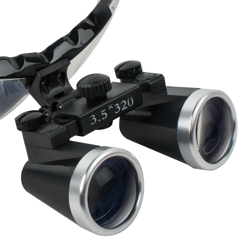 3.5X 320mm Optical Glass Loupe High-end Luxury Dental Surgical Medical Binocular Loupes Dentist Dental Tools