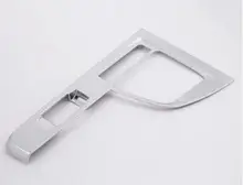 ABS Chrome Gear Shift Panel Sequin Cover Trim Car Accessories For BMW X1 F48 20i 25i 25le for Left Hand Drive 2014+ ABS Chrome Gear Shift Panel Sequin Cover Trim Car Accessories For BMW X1 F48 20i 25i 25le for Left Hand Drive 2014+