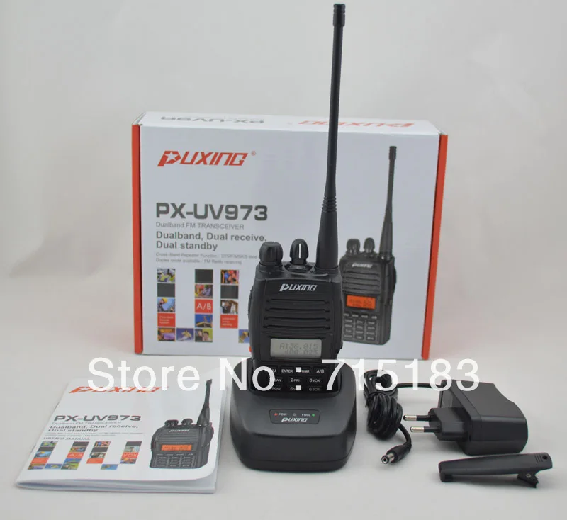 US $124.00 PUXING new version updated PX888K PX two way radio PXUV973 Dual Band FM Transciever Scanner and FM Radio