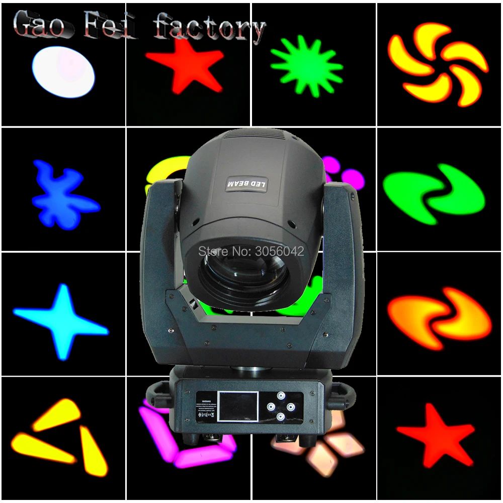 

DMX 512 ZOOM Function 150W LED Moving Head Light Professional DJ Stage Lighting