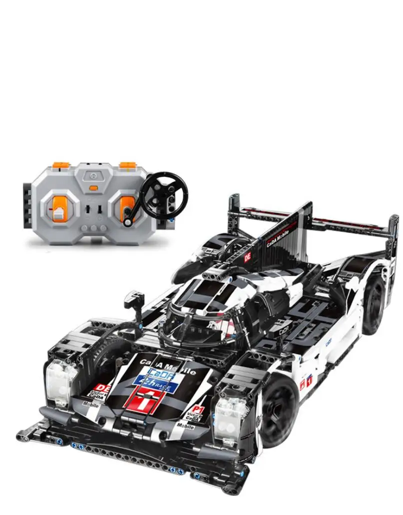 Новый C61016 Technic Серии Гибридный гоночный автомобиль моторизованный Модель