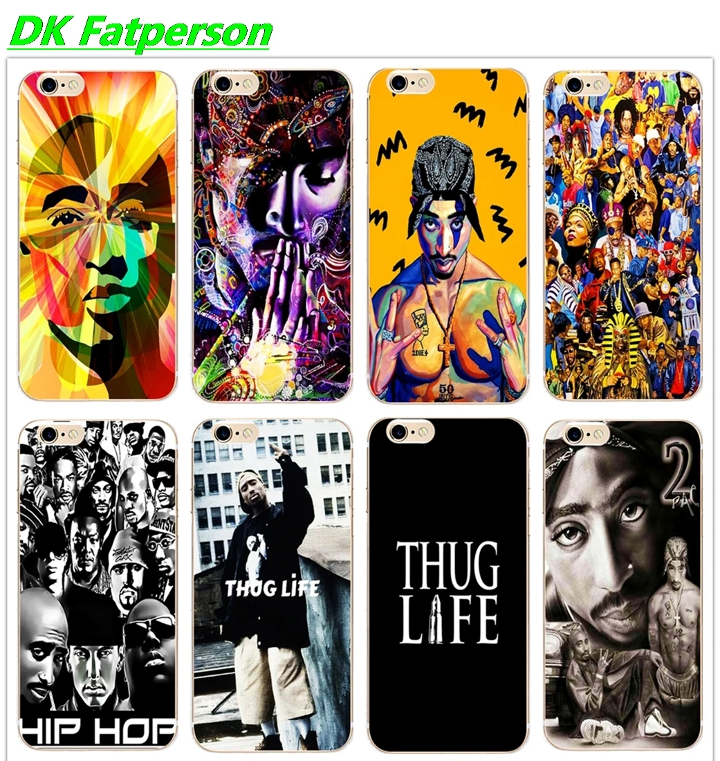 

DK THUG LIFE 2Pac Tupac Newest Fashion Luxury phone case Cover Hard Transparent for iPhone 6 6s 7 8plus 5s 5c 4s X XS XR XSMAX