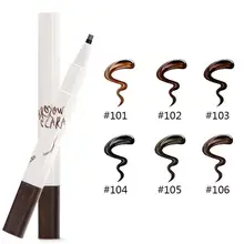 1 шт. длительный чрезвычайно тонкой микро-с карандаш для бровей прочный анти-пот Водонепроницаемый-макияж карандаш для бровей