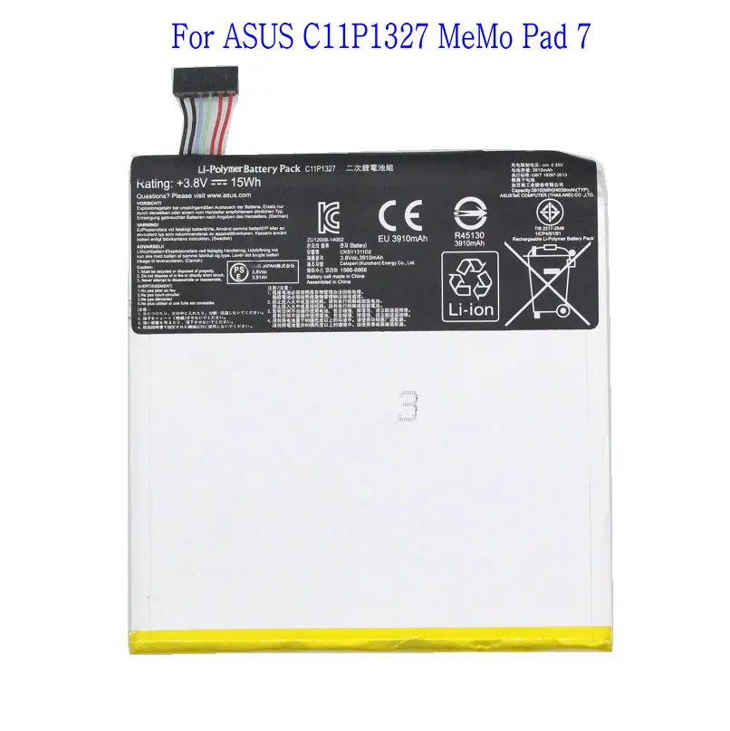 

Ciszean 1x 3910mAh C11P1327 Replacement Battery For ASUS C11P1327 Fondpad 7 MeMo Pad 7 Me170C ME170CX ME170 K012 K017 FE170CG
