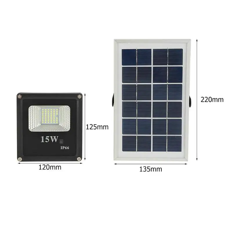 41LED прожектор 15 W солнечные Настенные светильники открытый прожектор садовый Декор лампы Водонепроницаемый IP65 Professional освещение лампы
