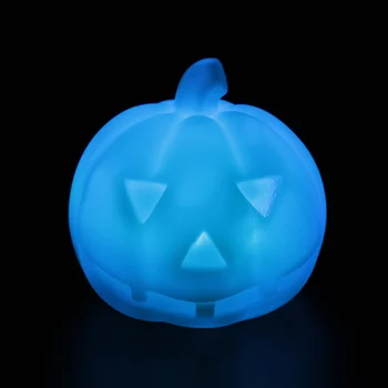 

1 Pc Color Changing Mood Lamp LED Pumpkin Night Light Battery Included Jack-o-lantern Halloween Mini Party Funny Night Lamp LED