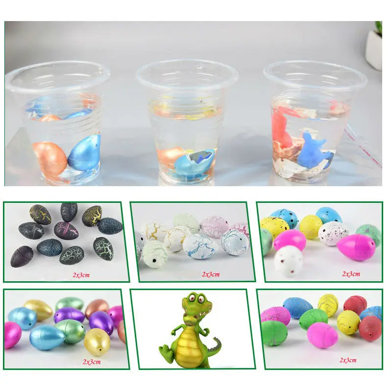 

Small children's educational toy color crack dinosaur egg expansion toy Easter eggs hatching eggs