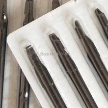 100 шт 3RT, 5RT, 7RT, 9RT, 5FT, 7FT, 9FT, 11FT, 13FT смешанный размер одноразовые татуировки черные длинные наконечники стерилизованные наконечники для татуировки насадки