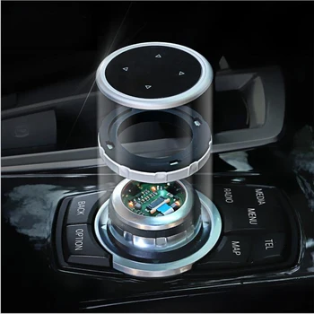 

iDrive Car Multimedia Buttons Cover Stickers for BMW X1 X3 X5 X6 F30 E90 F32 F10 F20 F01 F34 GT Z4 F15 F16 F25 E70 E71 Accessory