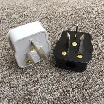 

2PCS SS009 Australian standard Power Plugs 3 Pin Mains Leads Electric Contact 10A 250V SAA Attaching Plug