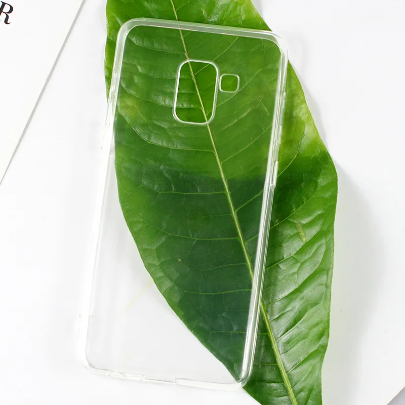 

For Samsung Galaxy A8 2018 Case A530 Hoesje Etui Fundas movil A5 2018 Cover Capa Silicone Protector Transparent TPU Soft Coque