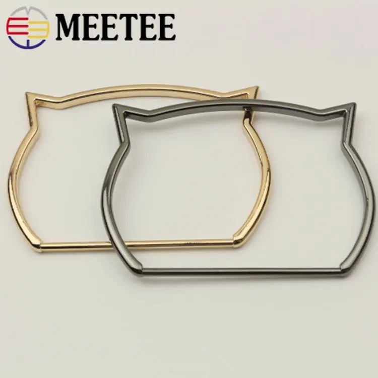 Meetee кольцо металлическая сумка ручки застежки для женщин Сумочка кошелек замок украшение застежка ручка разъем DIY сумка Аксессуары