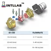 INTLLAB 12V DC DIY Перистальтический жидкий насос, дозирующий насос, перистальтический насос для аквариума, лаборатория, аналитический ► Фото 2/6