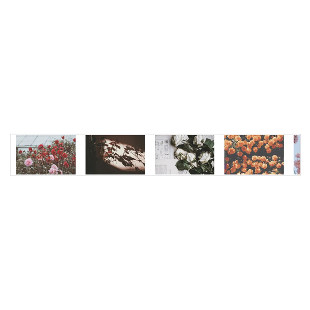 ABEDOE 1 шт. портативная васи лента DIY Скрапбукинг Канцелярские Принадлежности для альбома клейкая лента наклейка декоративная маскирующая лента - Цвет: Flowers