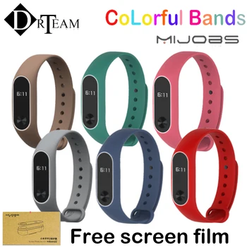 Xiaomi Mi Band 2 Strap For Mi Band 2 Silicone Strap Bracelet Replacement Wristband Smart Band Accessories Colorful wrist Strap