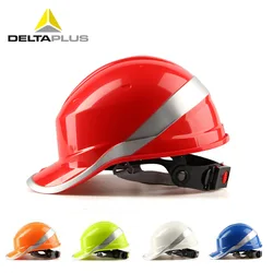 Casquette de sécurité pour le travail, matériau isolant ABS avec bande réfléchissante, casque de protection isolant pour chantier 