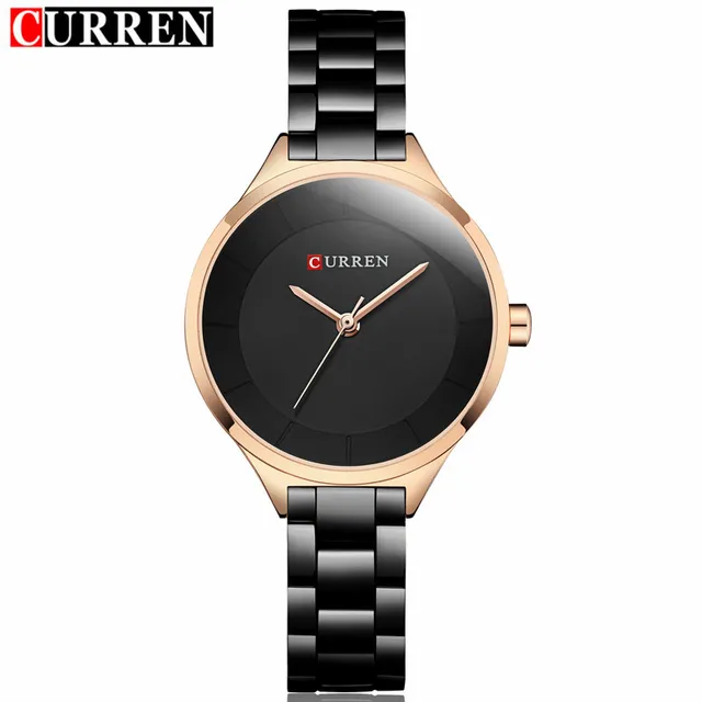 2018 Curren Women Watches Luxury Gold Black Full Steel Dress Jewelry Quartz Watc 2018 Curren Women Watches Luxury Gold Black Full Steel Dress Jewelry Quartz Watc