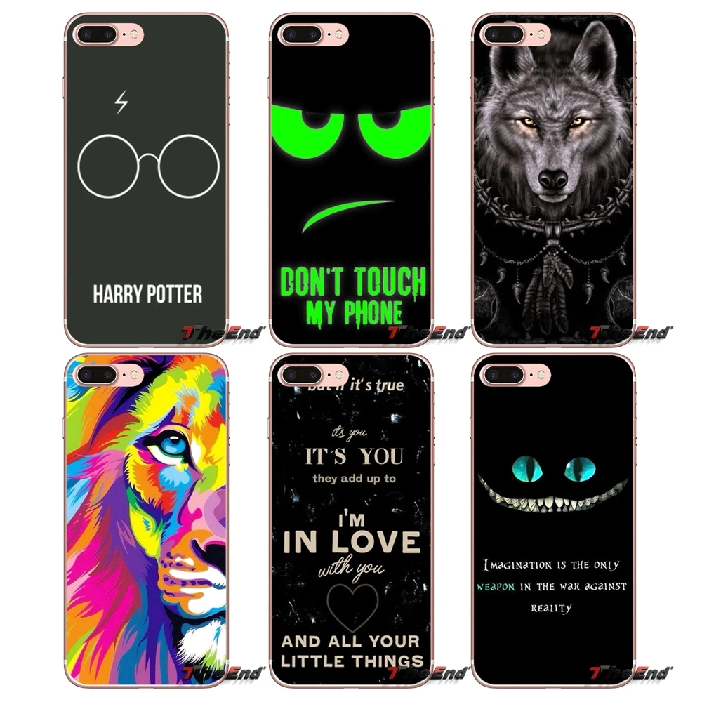 For iPhone X 4 4S 5 5S 5C SE 6 6S 7 8 Plus Samsung Galaxy J1 J3 J5 J7 A3 A5 2016 2017 Accessories Phone Cover Cat Lion Toothless | Мобильные