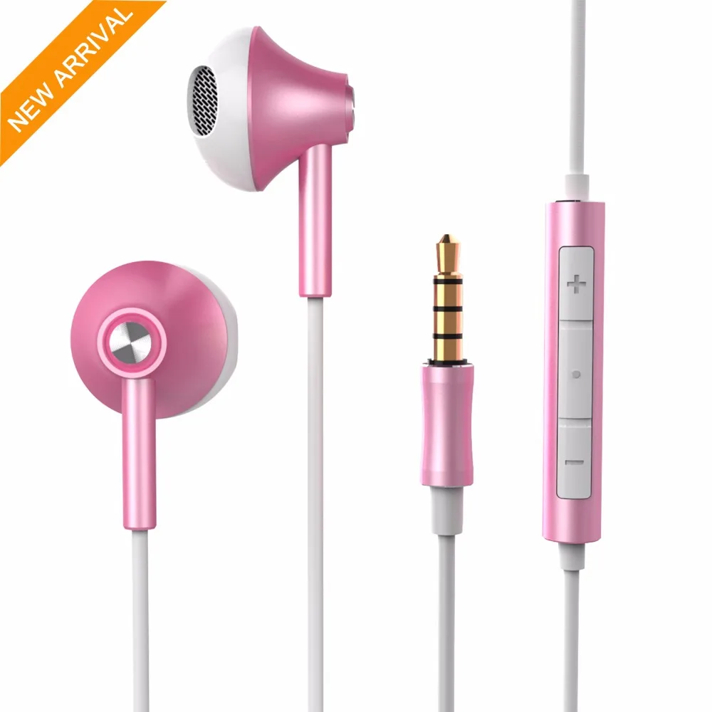 Wired OARIE Metal Earphone Hands free Original Stereo Earphones for