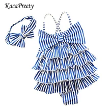 Милый кружевной купальник с оборками для маленьких девочек, брючный костюм с бретельками, пляжная одежда для девочек ясельного возраста, детский купальный костюм+ головной убор