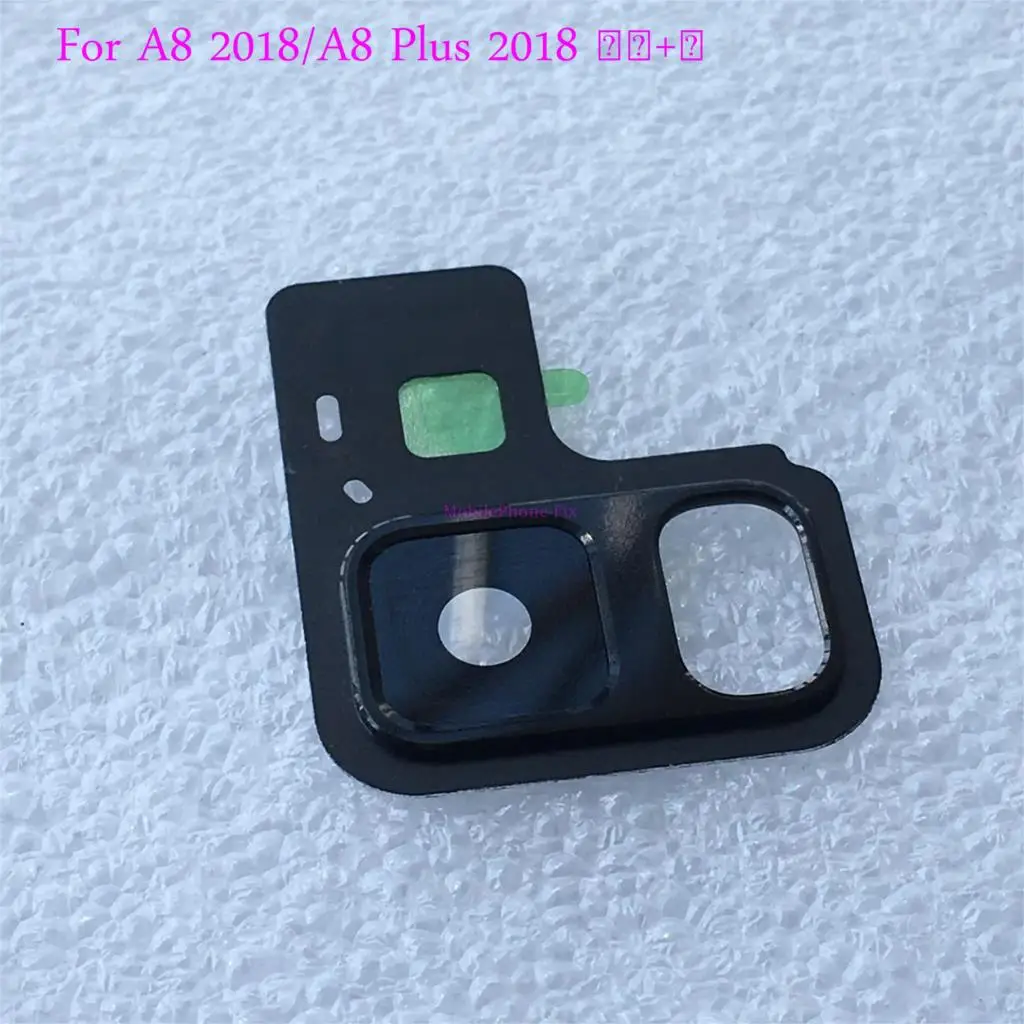 

For A8 2018 A530, A8 Plus 2018 A730 Back Rear Camera Glass Lens With Frame Holder Main Camera Glass Cover Replacement Parts